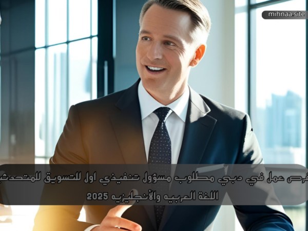 فرص عمل في دبي مطلوب مسؤول تنفيذي اول للتسويق