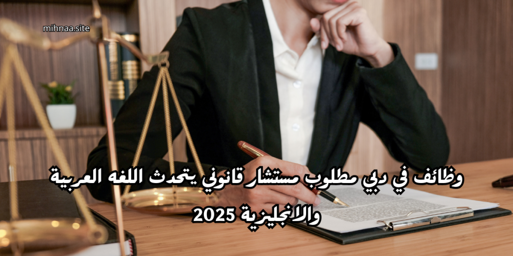 وظائف في دبي مطلوب مستشار قانوني