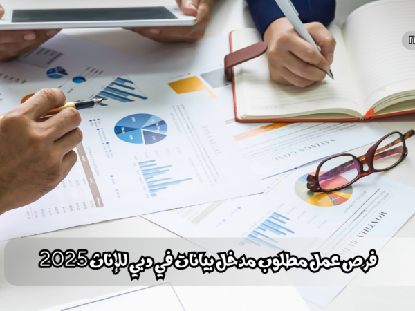 فرص عمل مطلوب مدخل بيانات في دبي